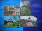 HOPCT LOT 2875 BISERICA VORONET -JUD SUCEAVA- 4 CARTI POSTALE-CIRCULATE
