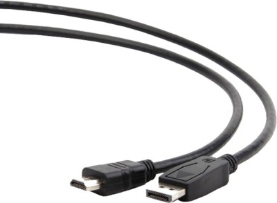 CABLU video GEMBIRD, adaptor DisplayPort (T) la HDMI (T), 3m, negru, &amp;quot;CC-DP-HDMI-3M&amp;quot; (timbru verde 0.8 lei) foto