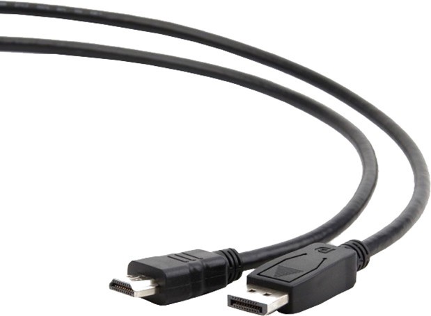 CABLU video GEMBIRD, adaptor DisplayPort (T) la HDMI (T), 3m, negru, &quot;CC-DP-HDMI-3M&quot; (timbru verde 0.8 lei)