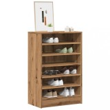 vidaXL Pantofar, stejar artizanal, 60x35x92 cm lemn prelucrat