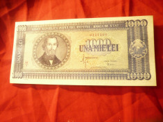 Bancnota 1000 lei 1950 20 sept. N.Balcescu , cal. Necirculat foto