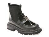 Ghete EPICA negre, 157K437, din piele naturala