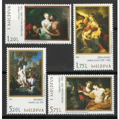Moldova 2019 Mi 1123/26 MNH - Artă din patrimoniul Muzeului Național de Artă