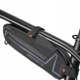 Cumpara ieftin Geanta pentru bicicleta, impermeabila, 30 x 10.5 x 4.5 cm, negru