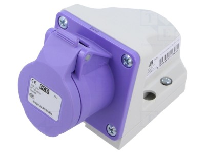 Conector AC 16A 24VAC IP44 foto