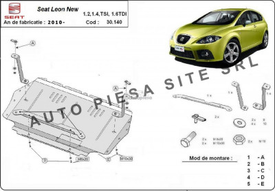 Scut metalic motor Seat Leon (1P1) 1.2 / 1.4 / 1.6TDI fabricat incepand cu 2010 APS-30,140 foto