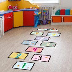 Joc pentru copii prescolari, Sotron Mini, din autocolant autoadeziv, 130 x 45cm FAVLine Selection