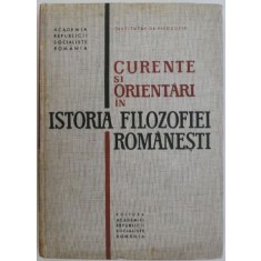 Curente si orientari in istoria filozofiei romanesti