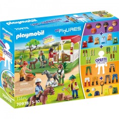 Playmobil - Creeaza Propria Figurina - Ferma De Cai foto