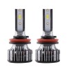 Set 2 LED-Uri Auto Techstar&reg; V8, H11, 120W, 12-24V, 15000 Lumeni, 6000K, Unghi Fascicul 360&deg;, CSP 3570, Canbus, Radiator Aluminiu, Racire Cooling Tech