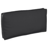vidaXL Pernă pentru șezut / spătar din paleți Negru 120 x 60 x 12 cm