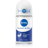 Nivea Protect &amp; Care deodorant roll-on antiperspirant pentru femei 50 ml