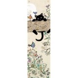 Semn de carte Bug Art Chaton branche, Kiub