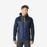 Jachetă Drumeție &icirc;n natură NH100 Hybride Bleumarin Bărbați