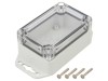 Carcasă universală ABS gri deschis 60x90x45mm, KRADEX