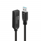 Cablu prelungitor USB Lindy LY-43376, 10m, USB 3.0 A - USB C