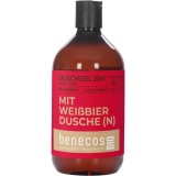 Benecos Gel de dus 2 in 1 Par si Corp cu Bere Bio, 500ml, Vegan, Fara Parabeni, Testat Dermatologic