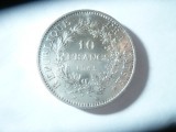 Moneda 10 Francs 1965 Franta AUNC , argint 0,900 ,25g