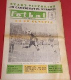 Revista FOTBAL - nr. 23 (03.11.1966) ROMANIA - ELVETIA 4-2