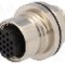 Conector circular, mama, 16 pini, BULGIN - PXM6012/16S/CR