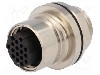 Conector circular, mama, 16 pini, BULGIN - PXM6012/16S/CR