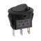 Interupator basculant 1 circuit 3 pini 12V 16A OFF-ON LED verde cu