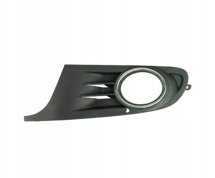 Grila bara Vw Golf 6 (5k) 10.2008-2016, Fata partea Stanga, Marca Retov, cu gaura pentru proiector, cu inel cromat, 5K0854661RYP