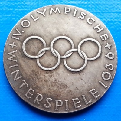 1936 Olimpiada de Iarna Garmisch-Partenkirchen 37 mm foto