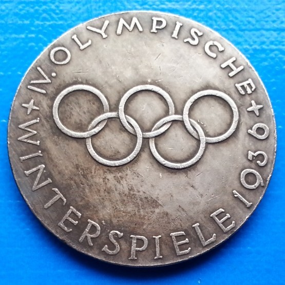 1936 Olimpiada de Iarna Garmisch-Partenkirchen 37 mm