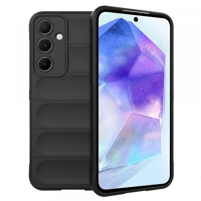 Husa pentru Samsung Galaxy A55 5G A556, Techsuit, Magic Shield, Neagra foto