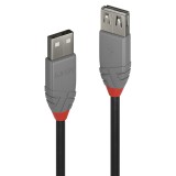 Lindy Cablu USB 2.0 Ext. USB 2m, Anthra