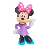 Junior Minnie Minnie Mouse In Purple Dress 6cm