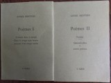 ANNIE BENTOIU - POEMES VOL. I + II (L&#039;AIRE / LAUSANNE 1989) [EX. NR. 801 + 923]
