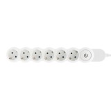 Prelungitor Hoff Line 6 prize, 1.5 m, 3500W, 3 x 1.5 mmp, intrerupator