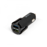 Adaptor de la bricheta 2x USB 2.4A negru M&#039;N&#039;C, MNC
