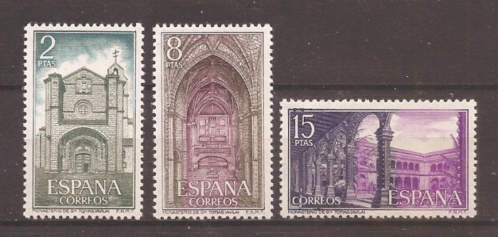 Spania 1972 - Mănăstiri și Abații, MNH