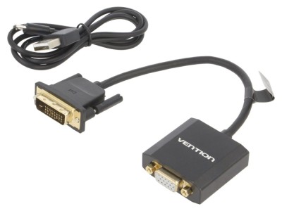 Convertor DVI-D la D-Sub 15pin HD foto