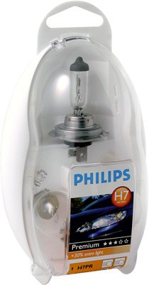 SET BECURI AUTO DE REZERVA H7 PHILIPS EASYKIT 12V foto