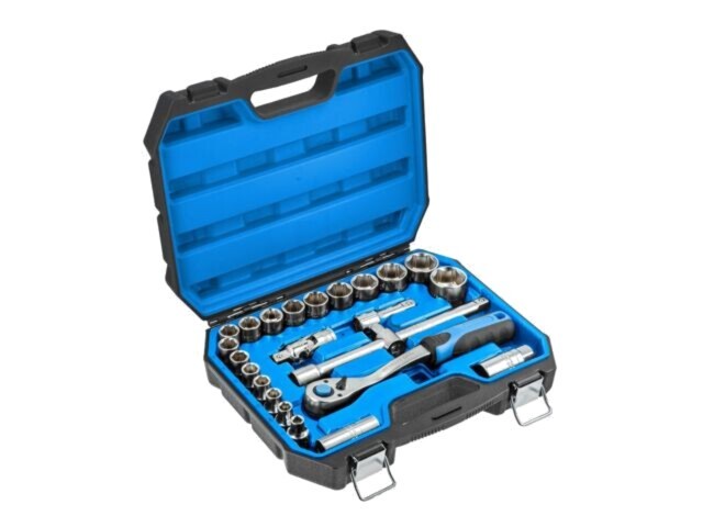 Set chei tubulară 6-puncte 1/2&quot; 24buc H&Ouml;GERT TECHNIK