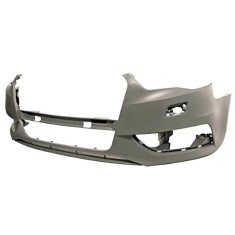 Bara fata Audi A3 (8v) 06.2012-, Grunduita, cu gauri pentru spalator faruri, cu capace spalator faruri, 8V0807065AGRU