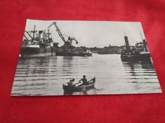 CARTE POSTALA BRAILA VEDERE DIN PORT CIRCULATA