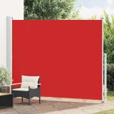 vidaXL Copertină laterală retractabilă terasă, roșu, 220x300 cm 313428