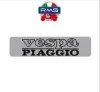 Emblema scris &quot;Vespa Piaggio&quot; moped Piaggio Ciao - Ciao PX - Ciao SX - Bravo 2T AC 50cc - montaj pe rezervor