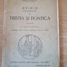 OVIDIUS - Excerpte din Tristia si Pontica - G. Popa-Lisseanu, 1931