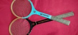 2 RACHETE TENIS CAMP DIN LEMN - REGHIN NEPTUN + PLUTO