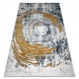 Exclusiv EMERALD covor 1024 glamour, stilat, abstracțiune albastru / aur, 180x270 cm
