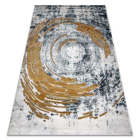 Exclusiv EMERALD covor 1024 glamour, stilat, abstracțiune albastru / aur, 160x220 cm