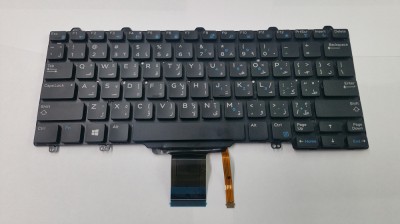 Tastatura laptop originala Dell Latitude E7250 Black Arabic 8H40C foto