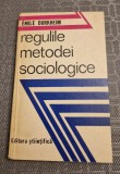 Regulile metodei sociologice Emile Durkheim