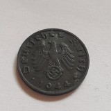 Moneda Germania Nazista 1 Reichspfennig 1944 B Viena